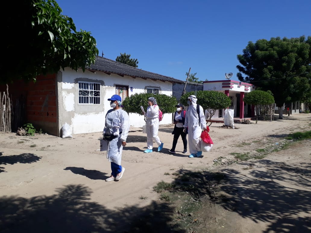 El grupo de trabajo para detección del Covid-19 de la Gobernación del Atlántico.