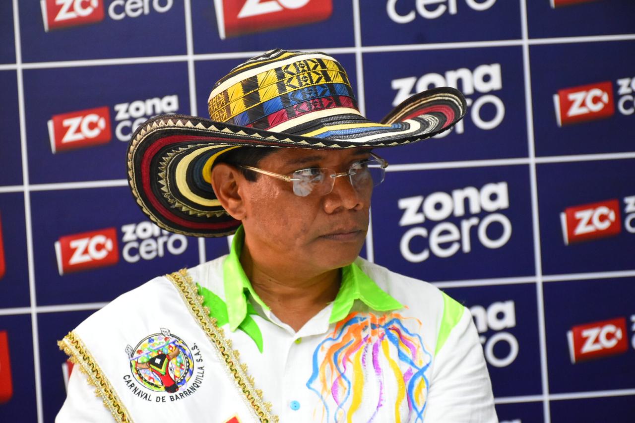 Alcides Romero, Rey Momo del Carnaval de Barranquilla 2020.