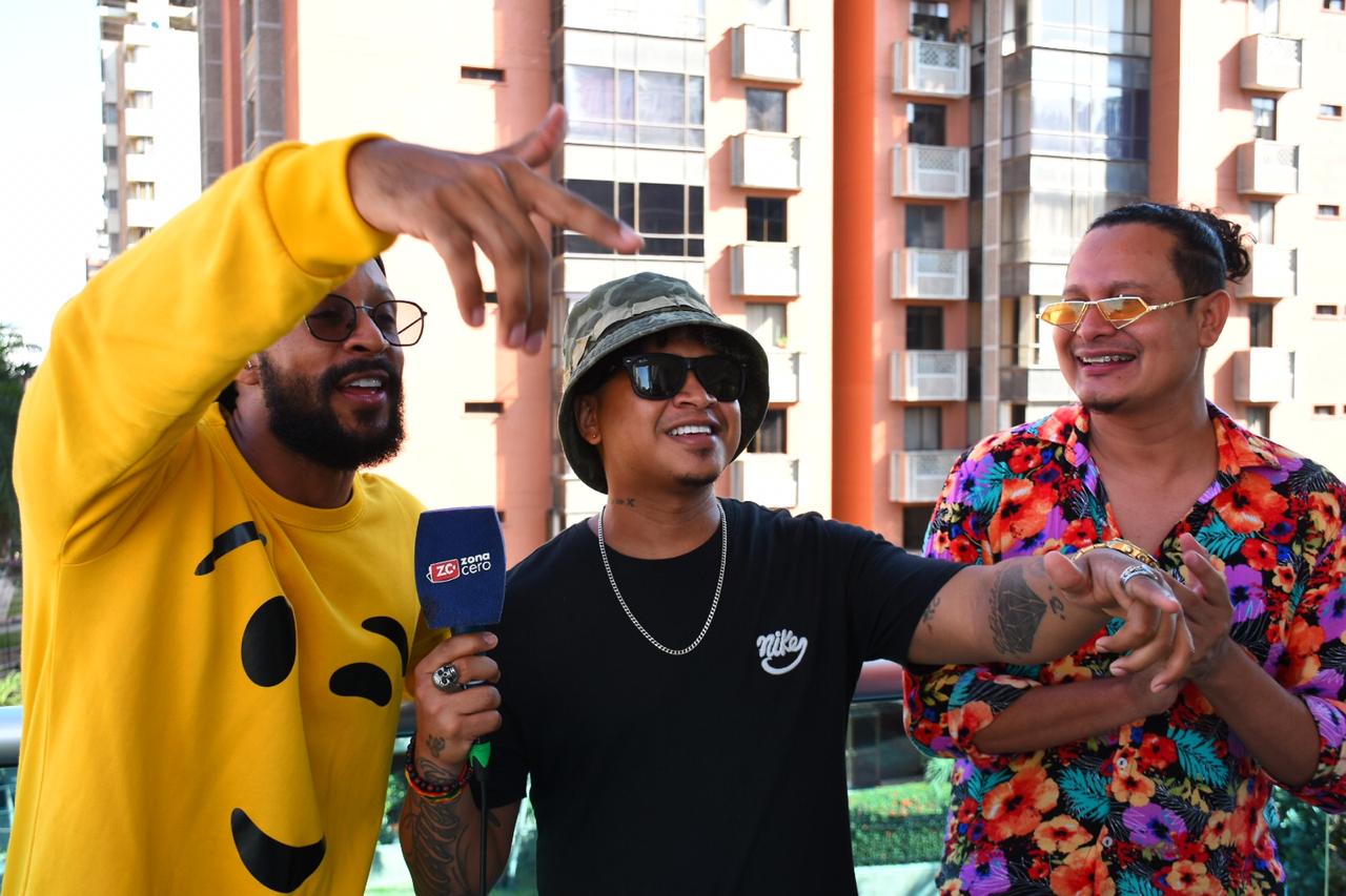 Fredy Harel, Freezy Fromx y Hanibal Hernández, integrantes de Bazurto All Stars.