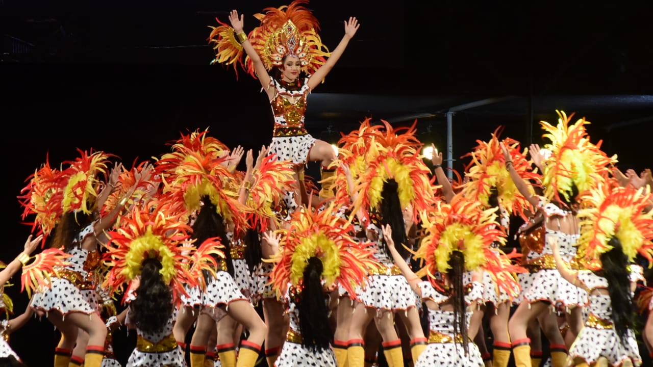 Comparsa Estrellas para un Carnaval.