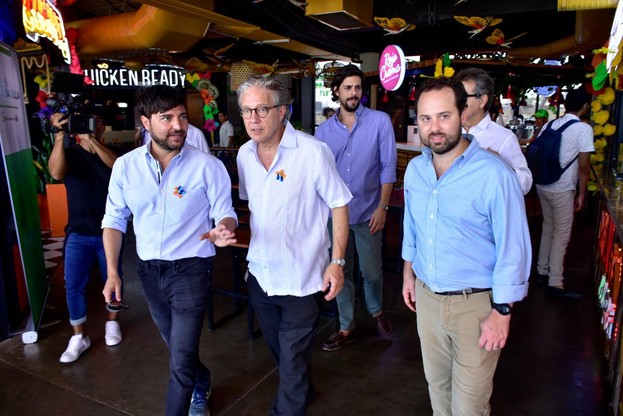 El Alcalde de Barranquilla, Jaime Pumarejo y el Secretario General del BID, Martín Bès.