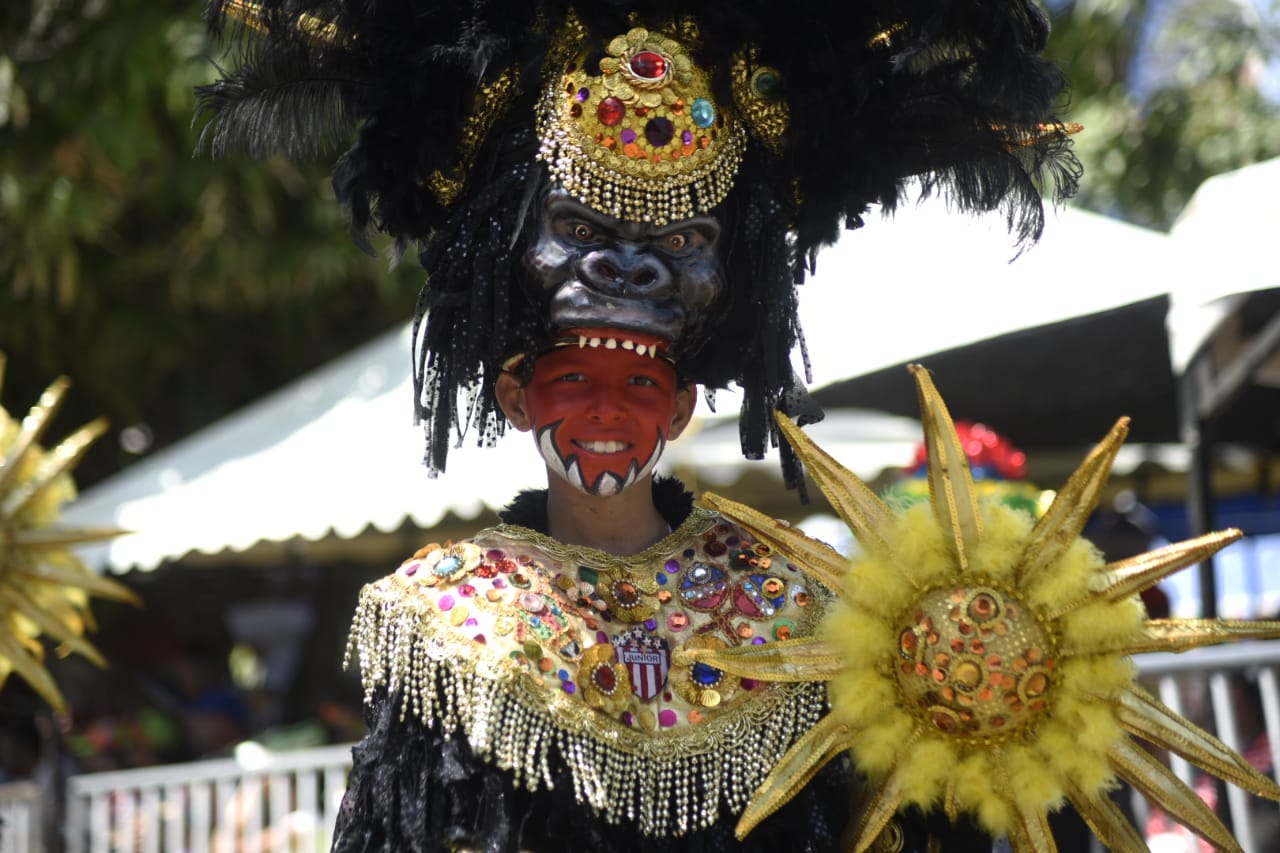 Gorilista en Carnaval.