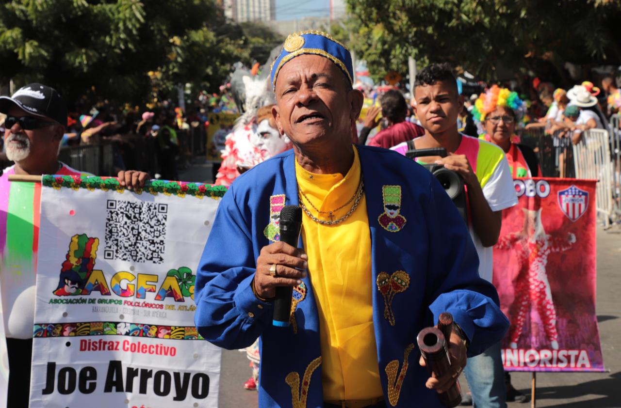Imitación del Joe Arroyo.