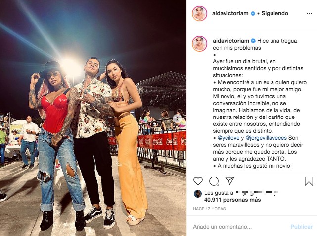 Este es post donde dice que hizo una tregua con sus problemas.