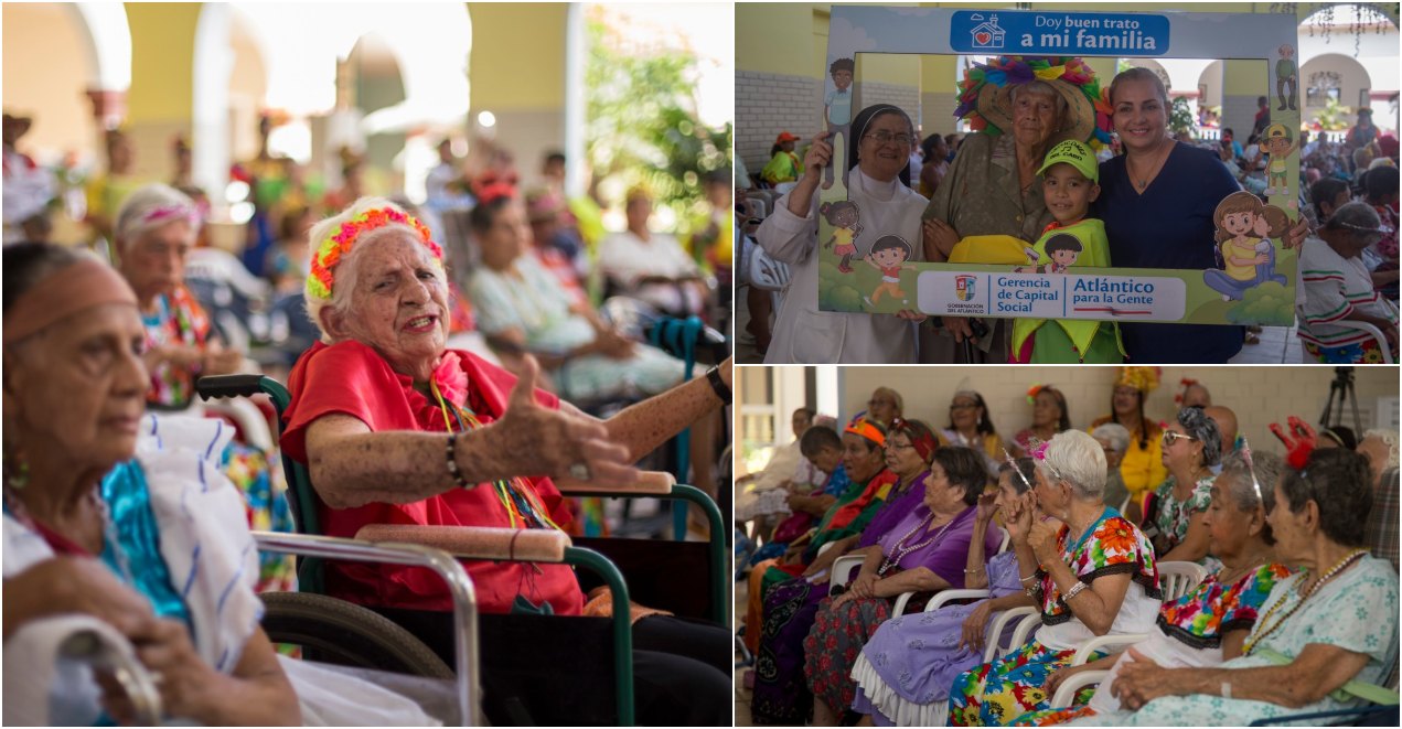 El Carnaval llegó a los ancianatos.