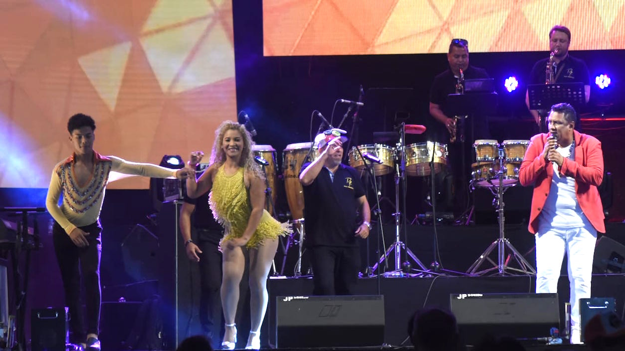 La orquesta de Raúl Peñaranda.