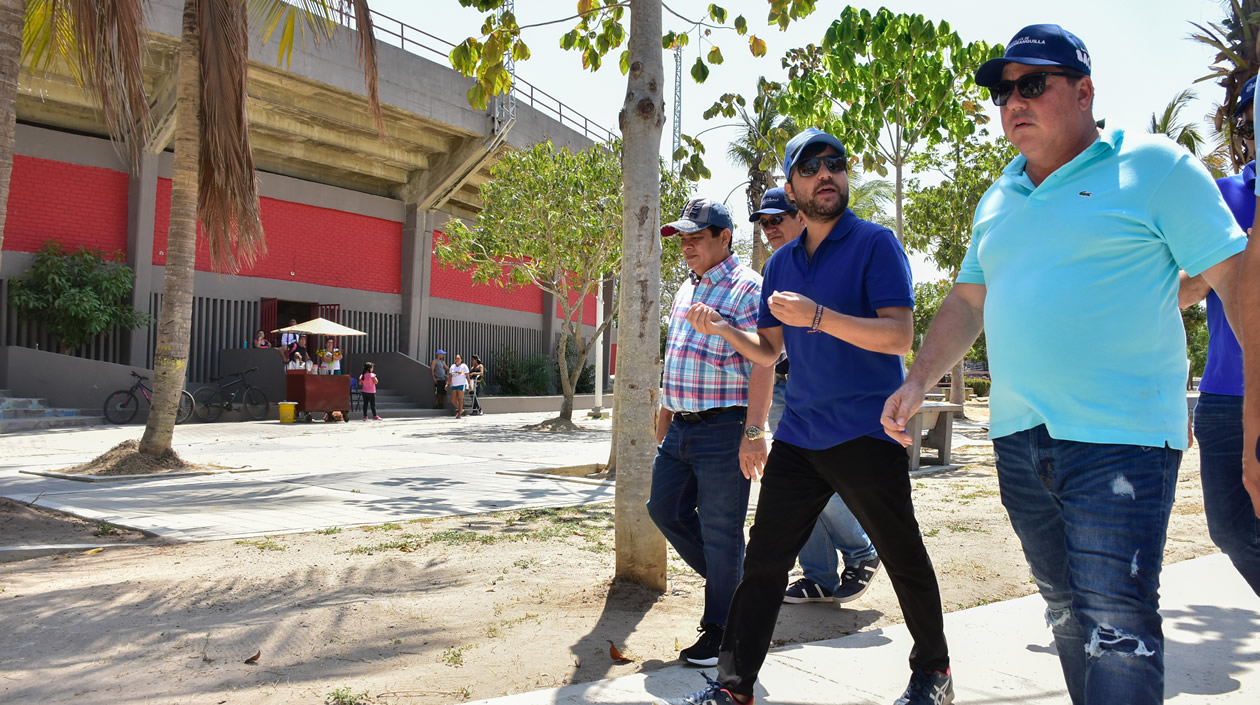 En la zona del velódromo.