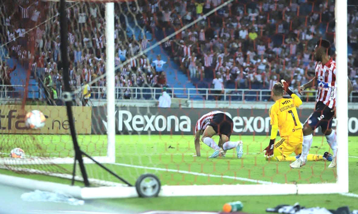 El gol del descuento de Teófilo Gutiérrez.