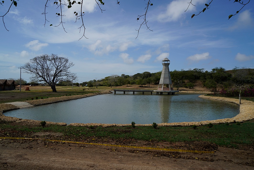 Así avanza el parque Caribe Aventura.