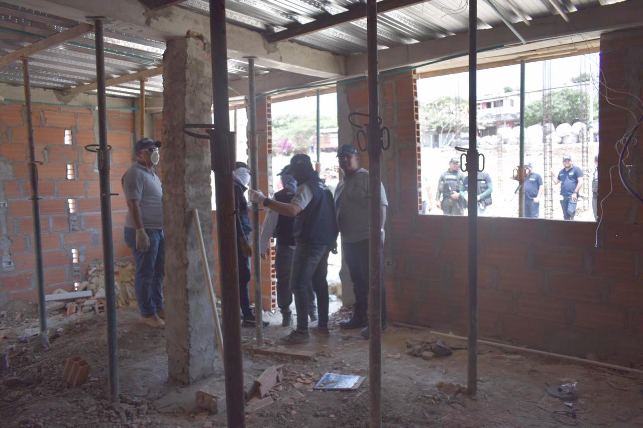 Estas viviendas se encontraban en proceso constructivo. 