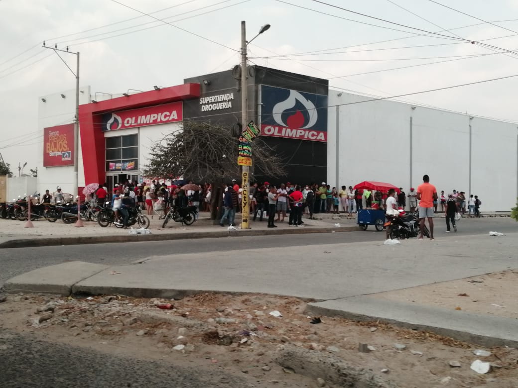 Olímpica del barrio La Central de Soledad.