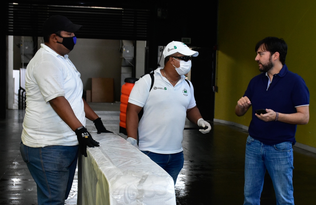 El Alcalde de Barranquilla, Jaime Pumarejo.