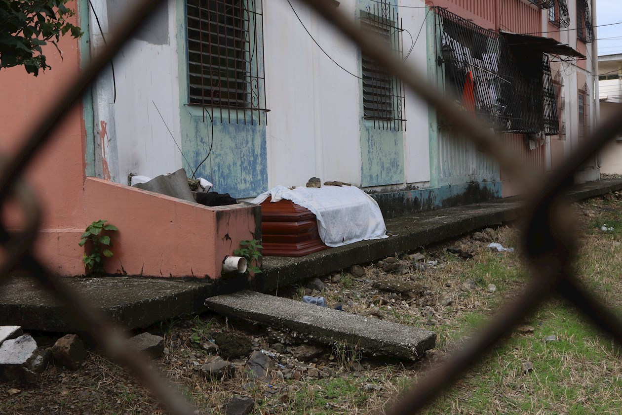 Los muertos son abandonados en las calles.