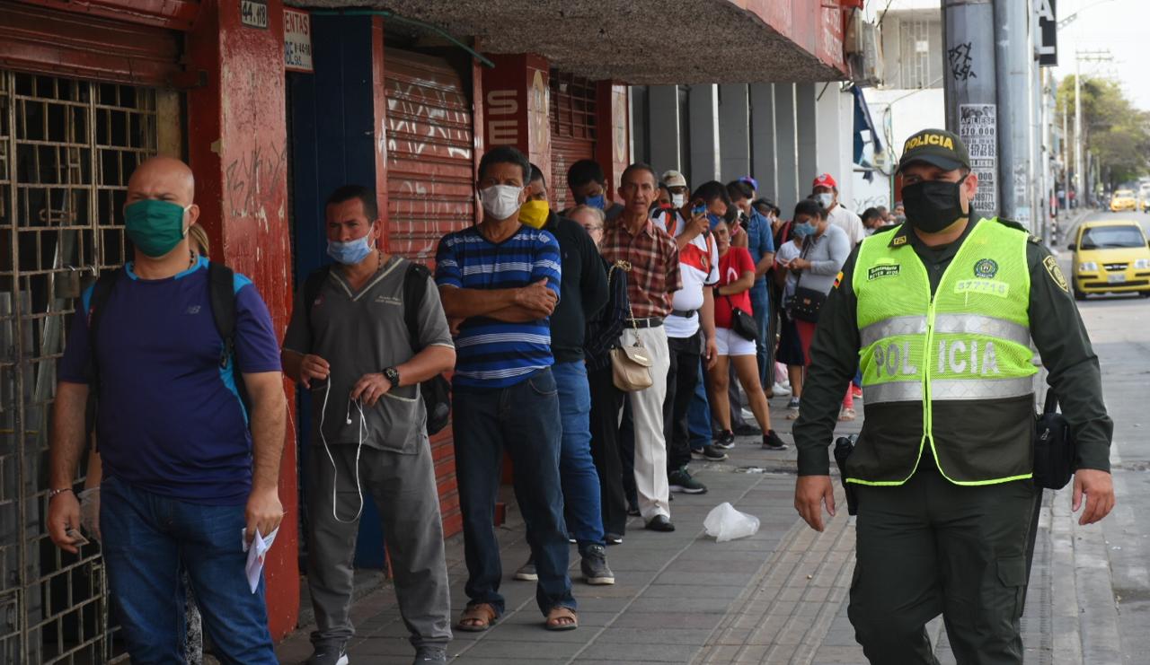 Bancolombia de la calle Murillo con carrera 45.