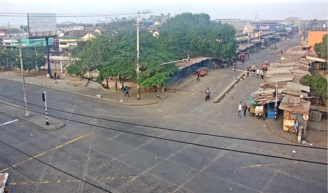 Sector de la calle 30 con carrera 43, pleno Mercado Público.