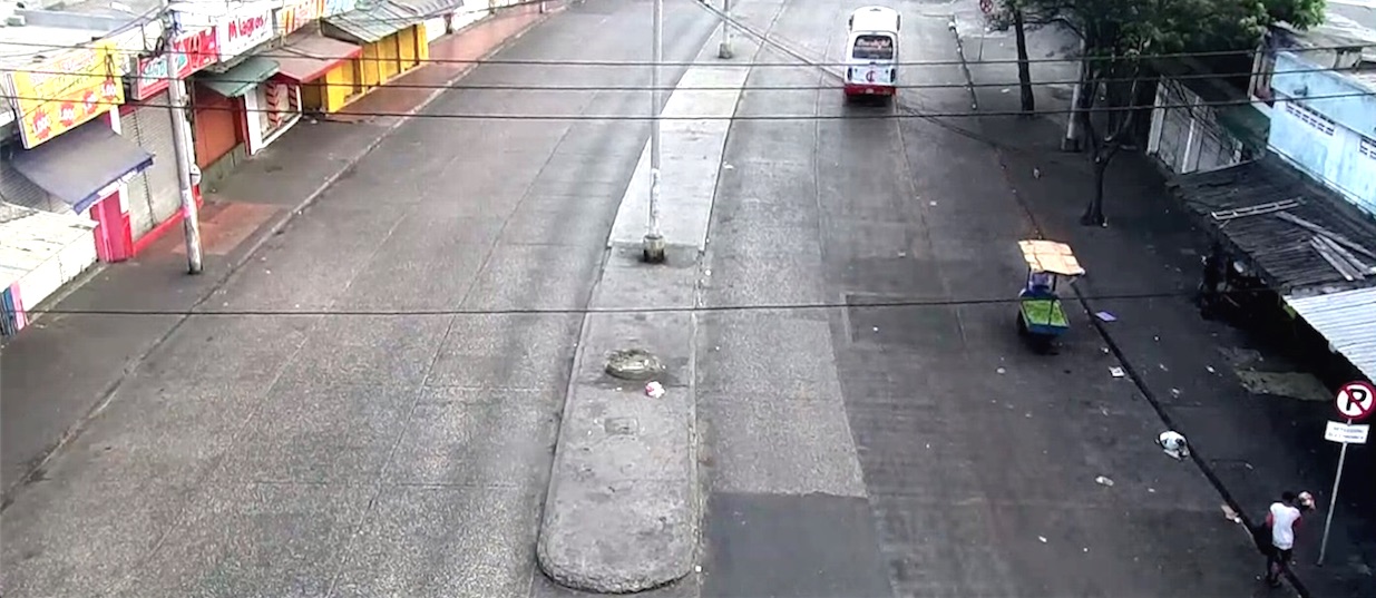 En la calle 30 con carrera 41B.