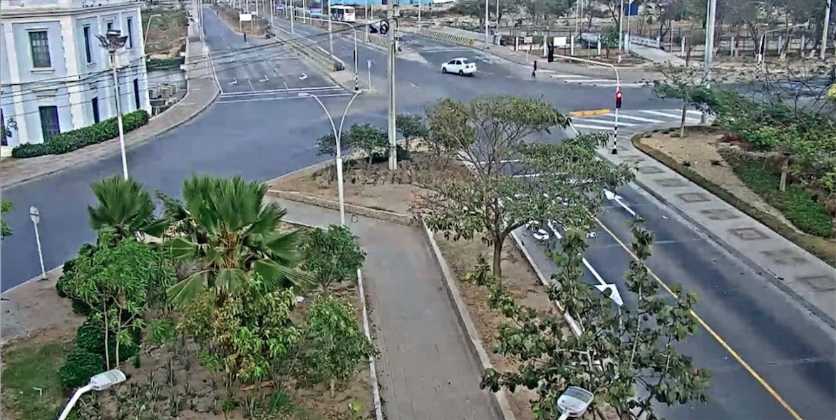 Intersección de la calle 30 con carrera 46.