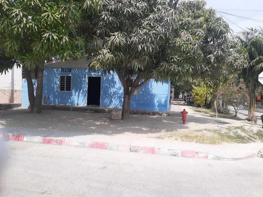 La casa azul, primera de las siete estaciones a donde llegan los flagelantes.