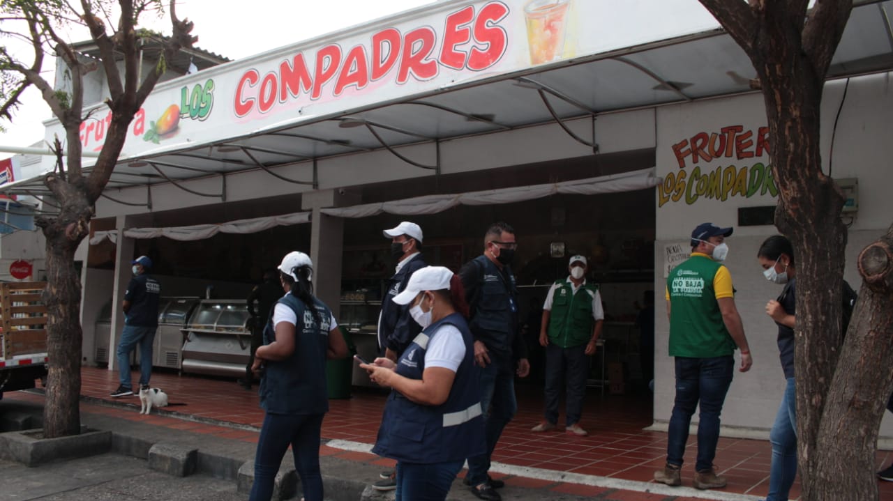 Verificación del cumplimiento en los establecimientos.