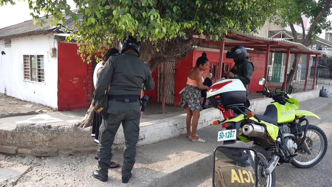 Personas en la calle.