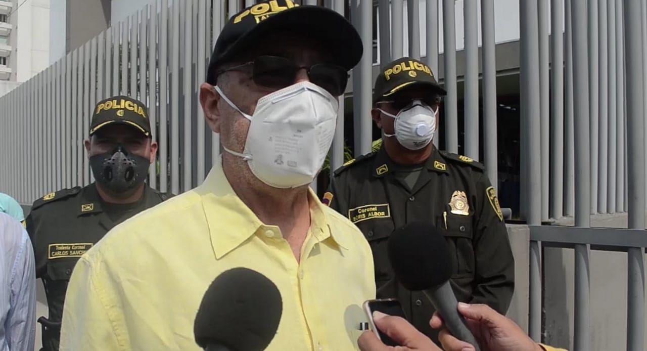 El Alcalde Mayor de Cartagena, William Dau.