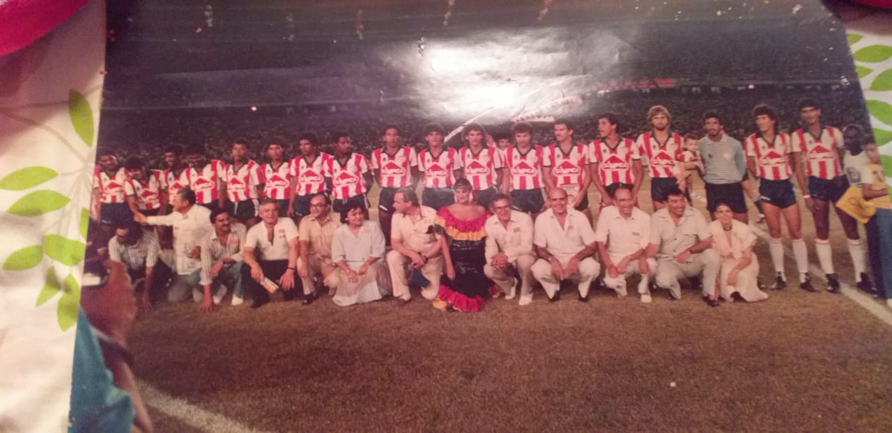 Junior el día de la inauguración del Metropolitano