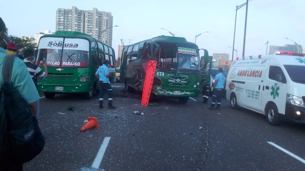 Accidente en la carrera 51 B con Circunvalar.