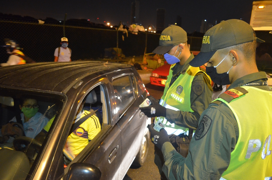 Operativos de control en Cartagena.