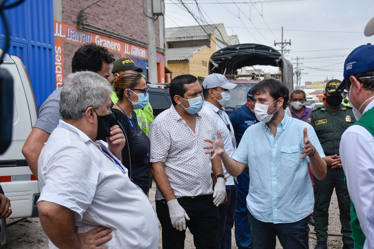 El Alcalde de Barranquilla, Jaime Pumarejo.