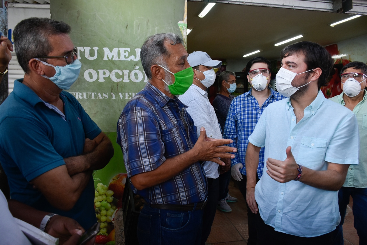 El Alcalde de Barranquilla, Jaime Pumarejo.