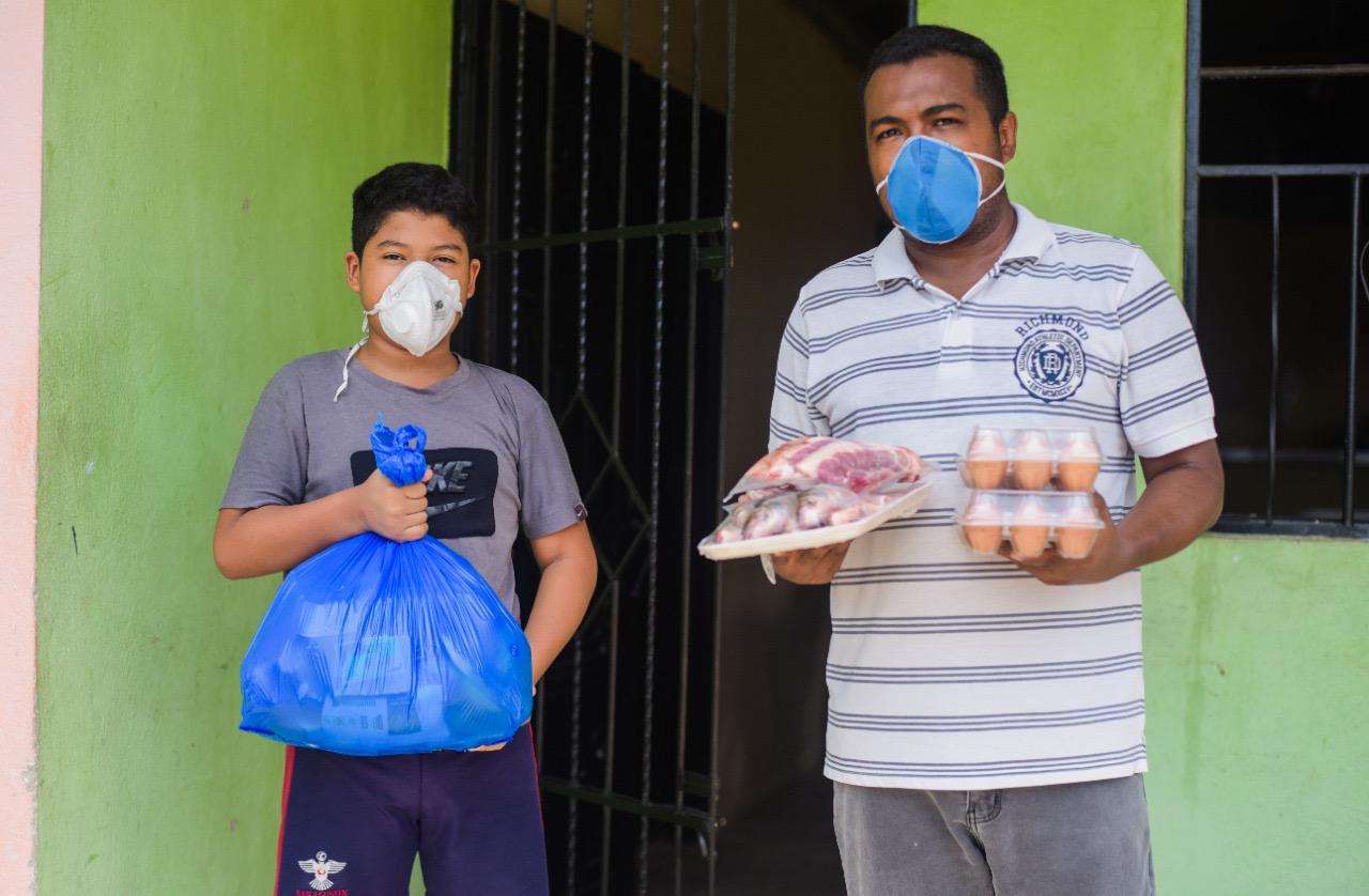 Sena Atlántico Familia beneficiada con ayuda alimentaria del Sena