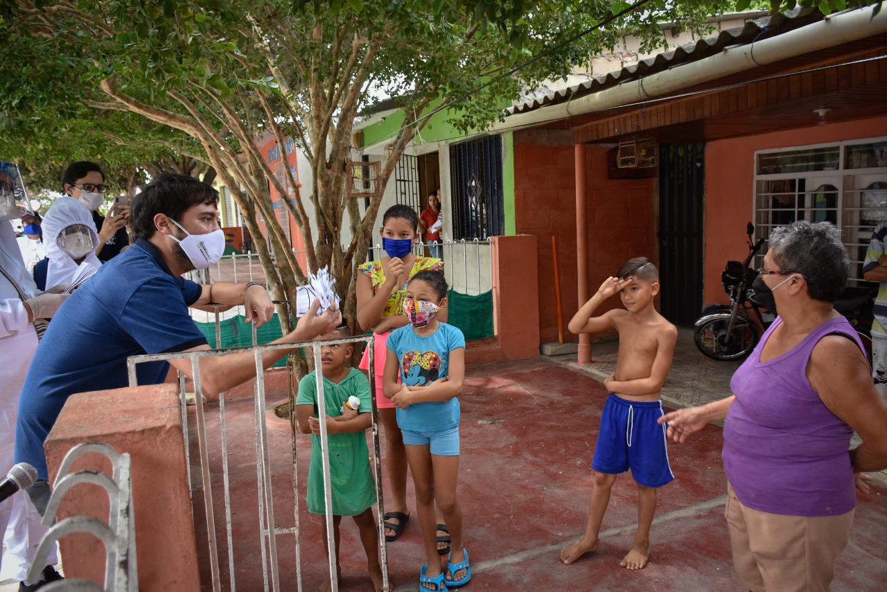 El Alcalde de Barranquilla, Jaime Pumarejo.