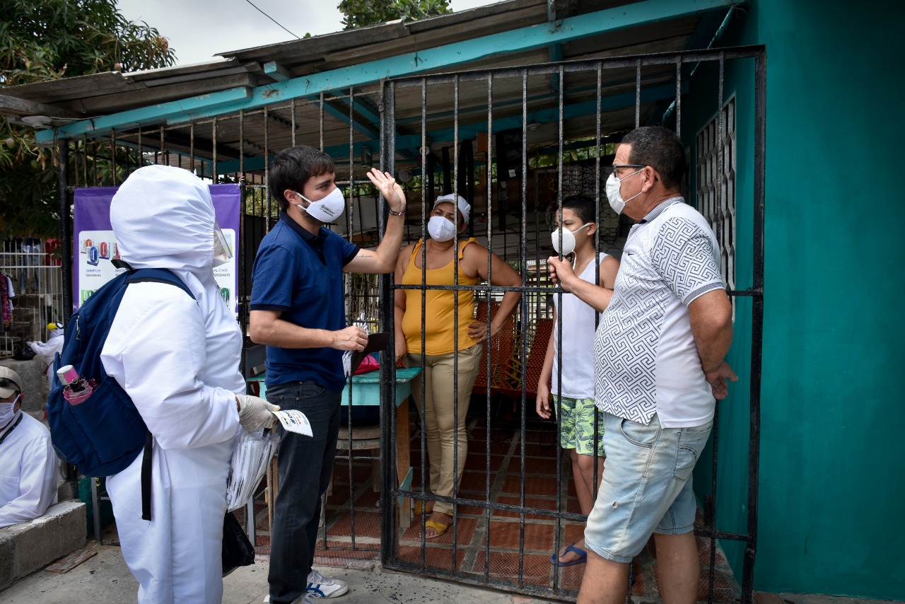 El Alcalde de Barranquilla, Jaime Pumarejo.