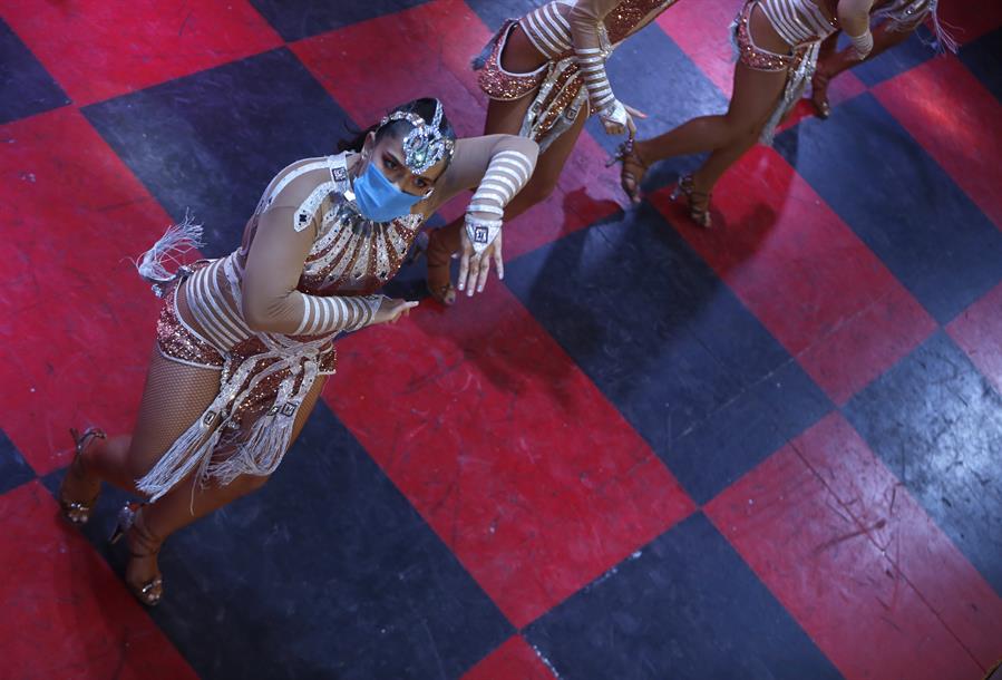 Una vista aérea de 'Bailatón'