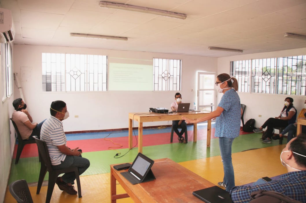 La sesión de trabajo para coordinar las acciones en Malambo.