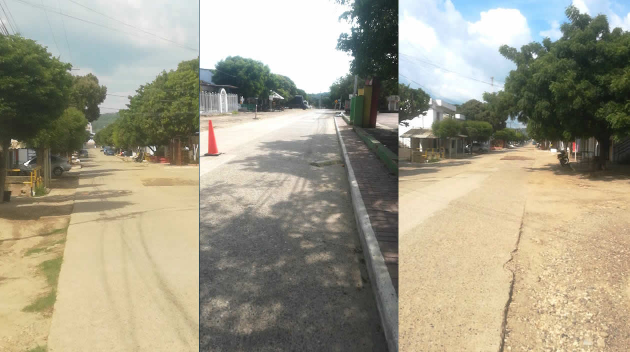 Desolación en las calles de Juan de Acosta. La ciudadanía acató las medidas.