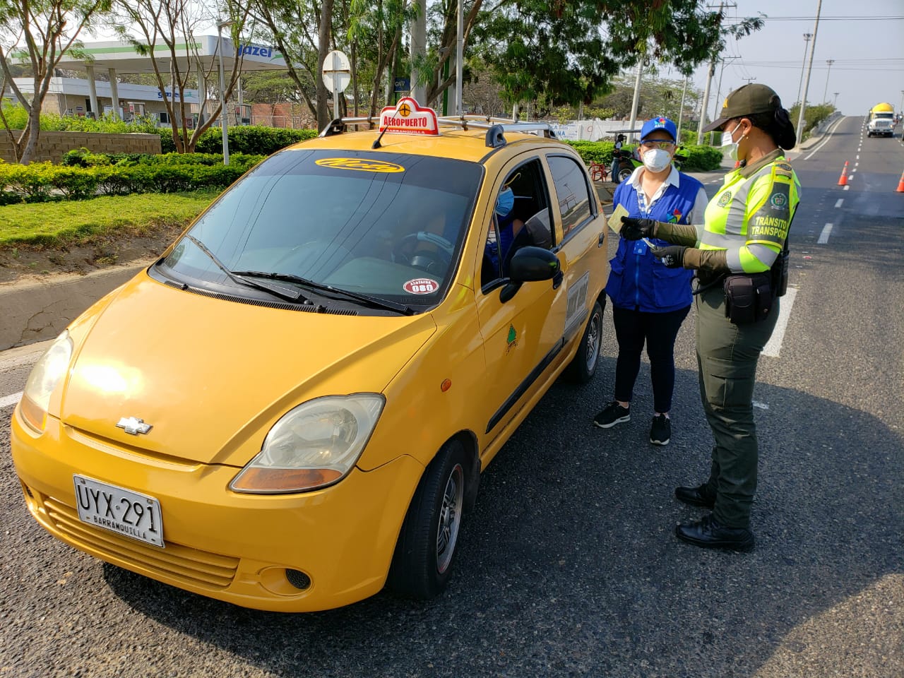 Controles a los taxis.