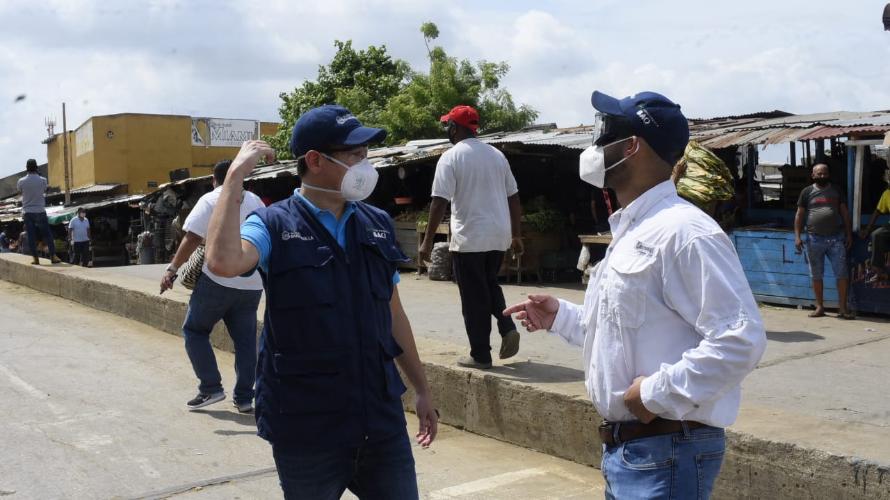 Funcionarios de la Alcaldía de Barranquilla empezaron su labor.