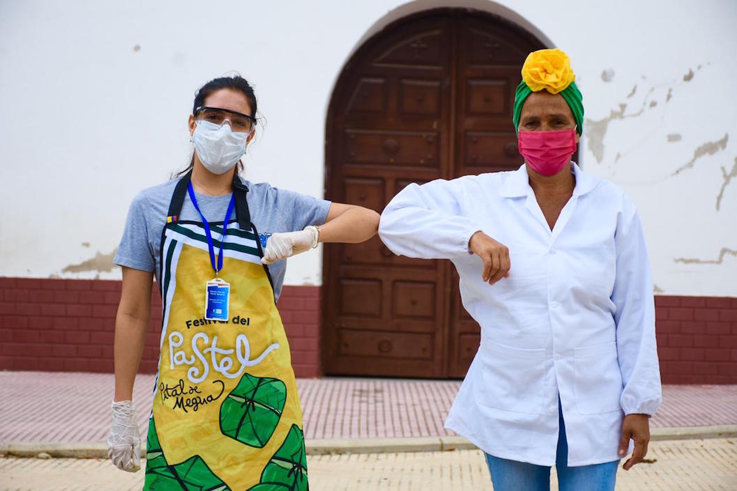 Protagonistas de la tradicional gastronomía de Pital de Megua.