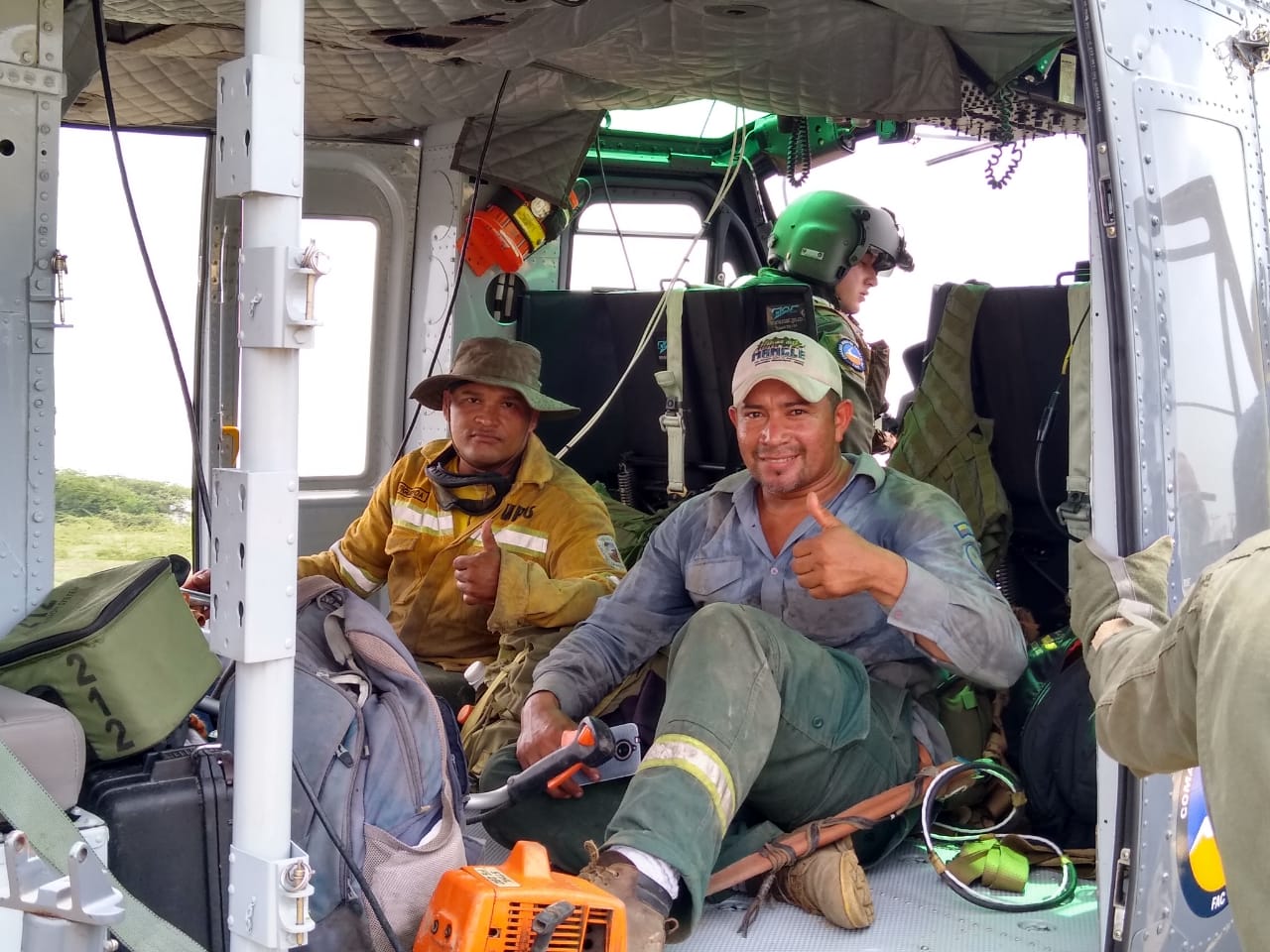 Bomberos de Ciénaga y Sitionuevo.