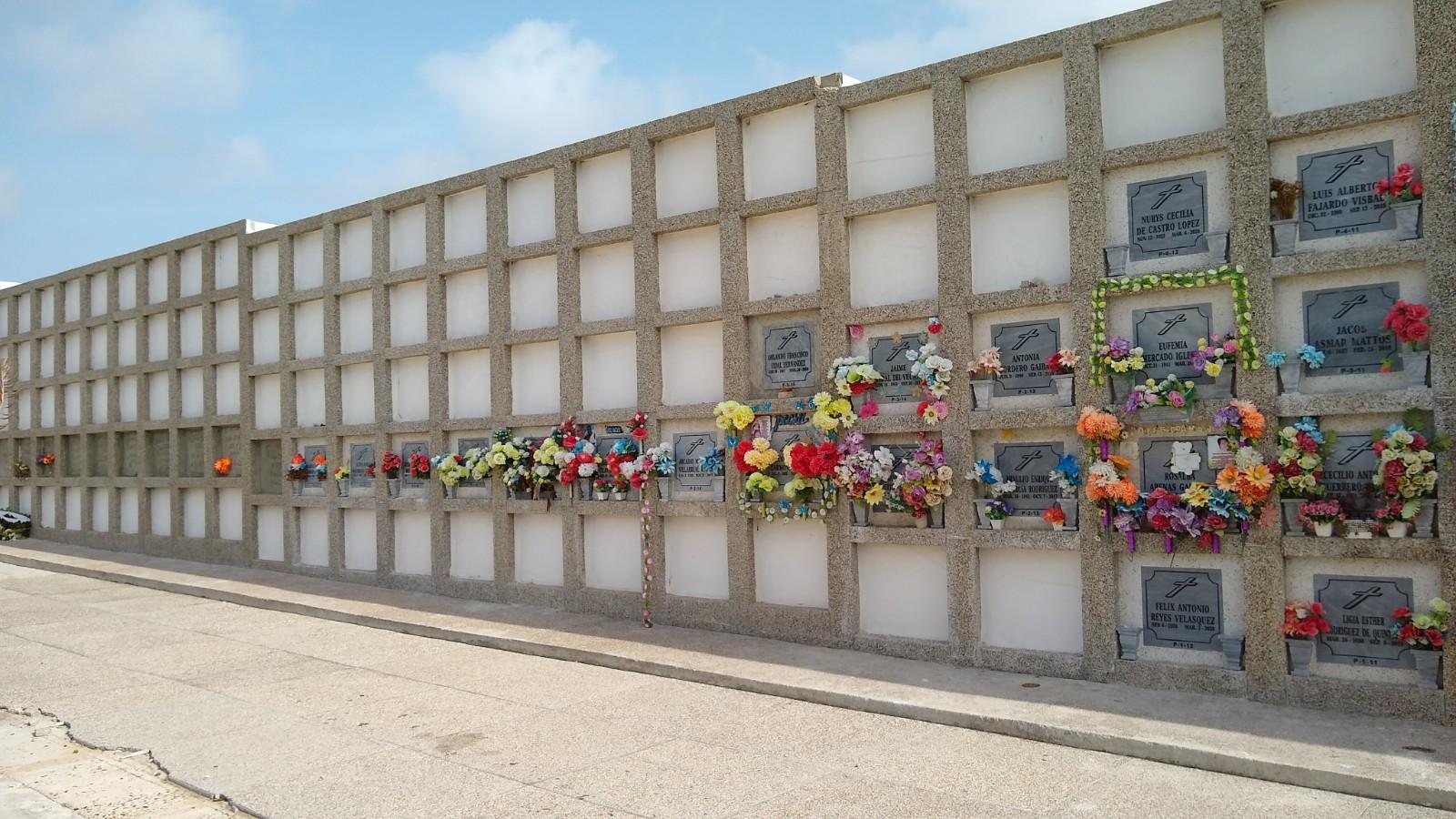 Un pabellón del Cementerio Calancala