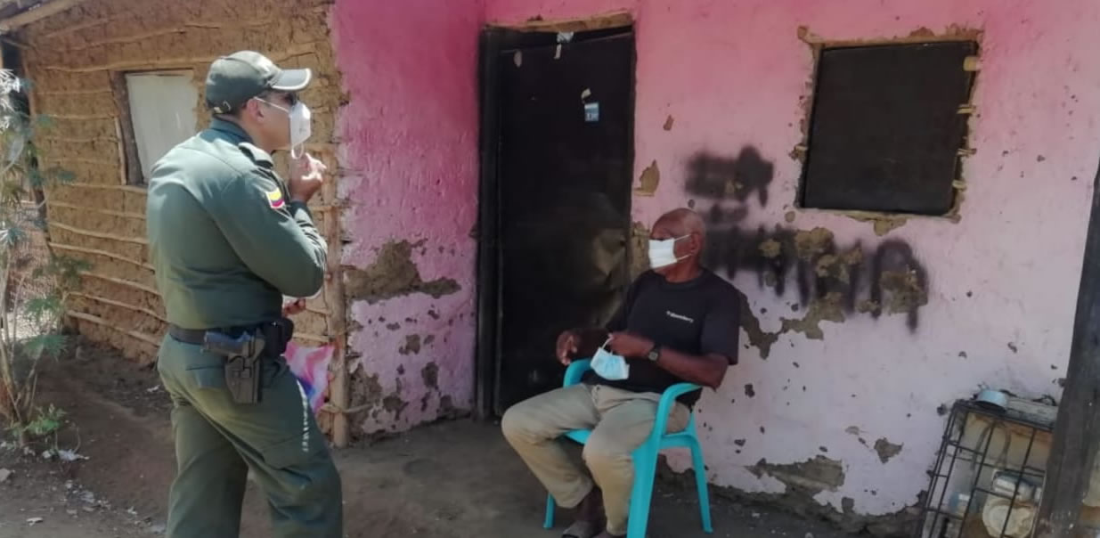 Yeison Fajardo, comandante de la estación de Policía de Luruaco.