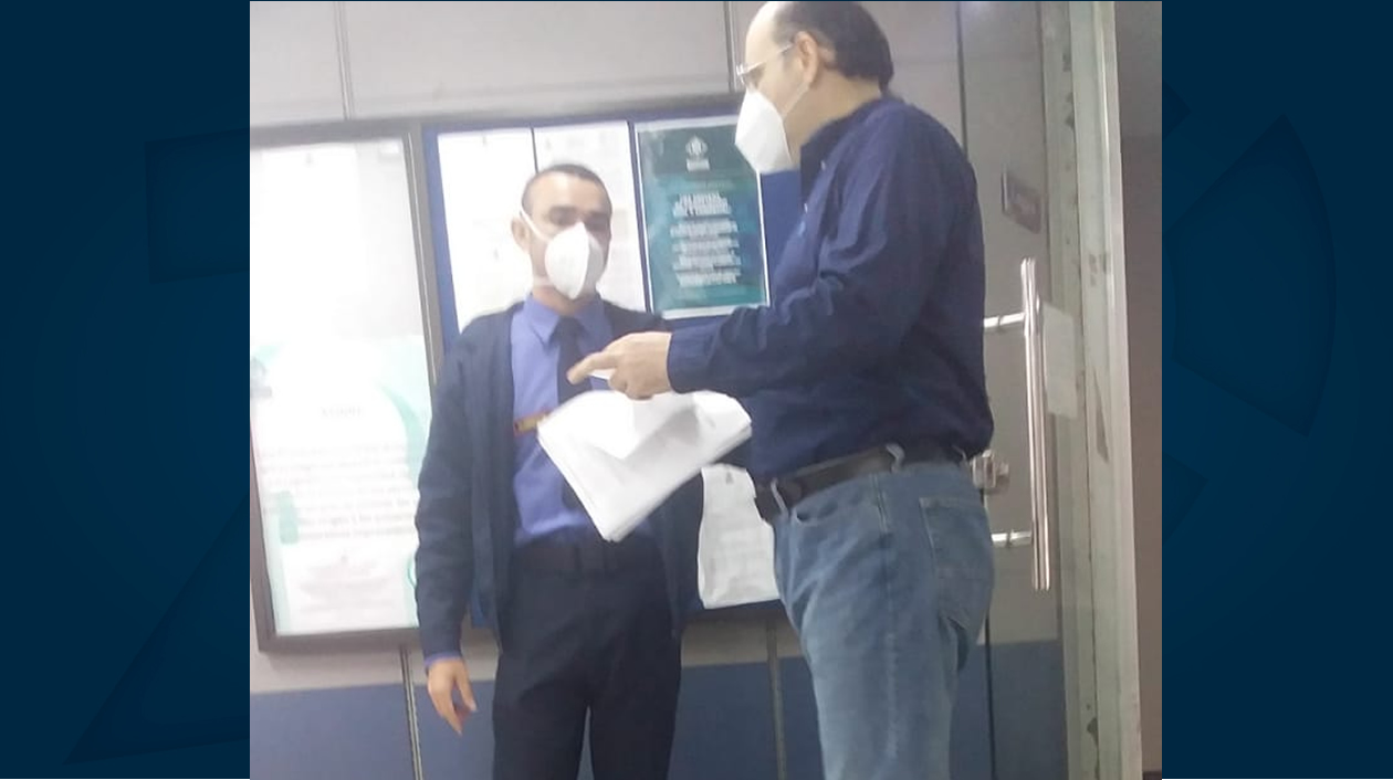 Zona Cero Luis Fernando Acosta en la sede de la Procuraduría