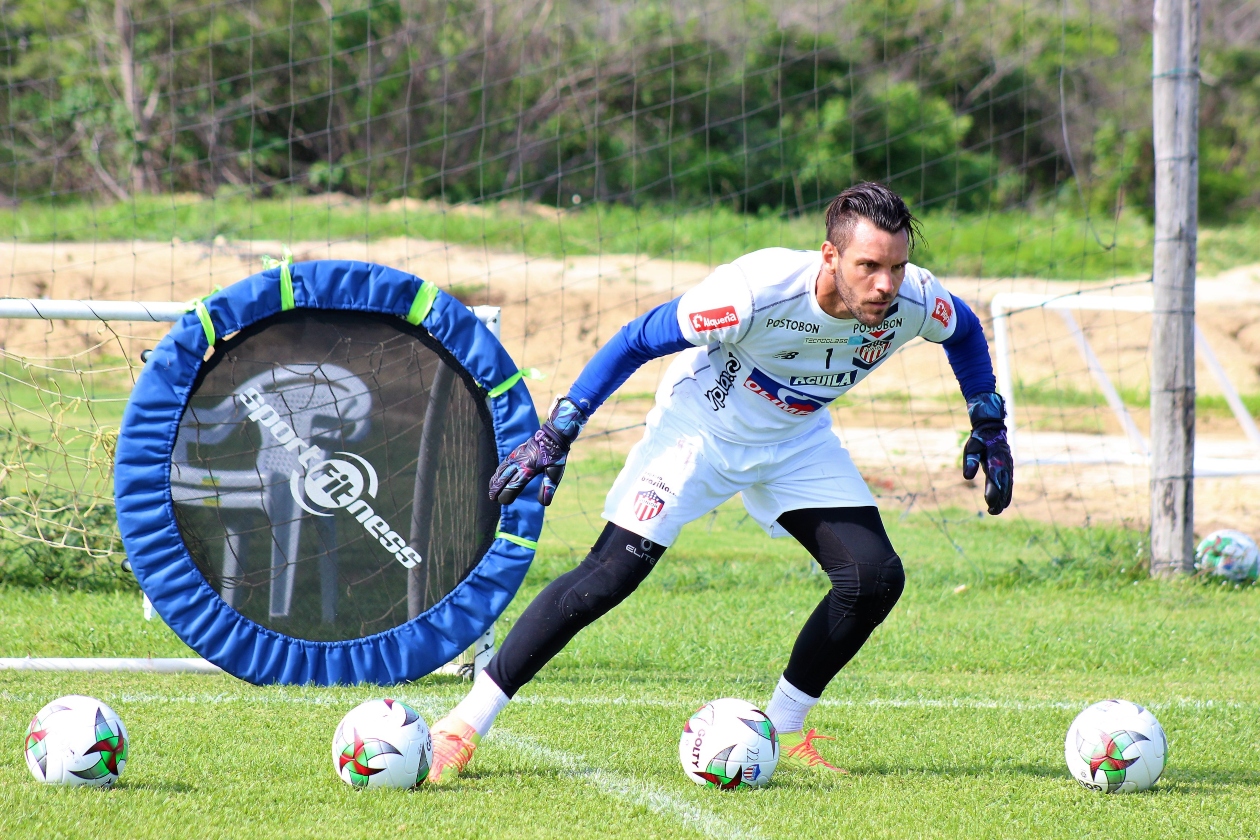 El portero de Junior, Sebastián Viera.