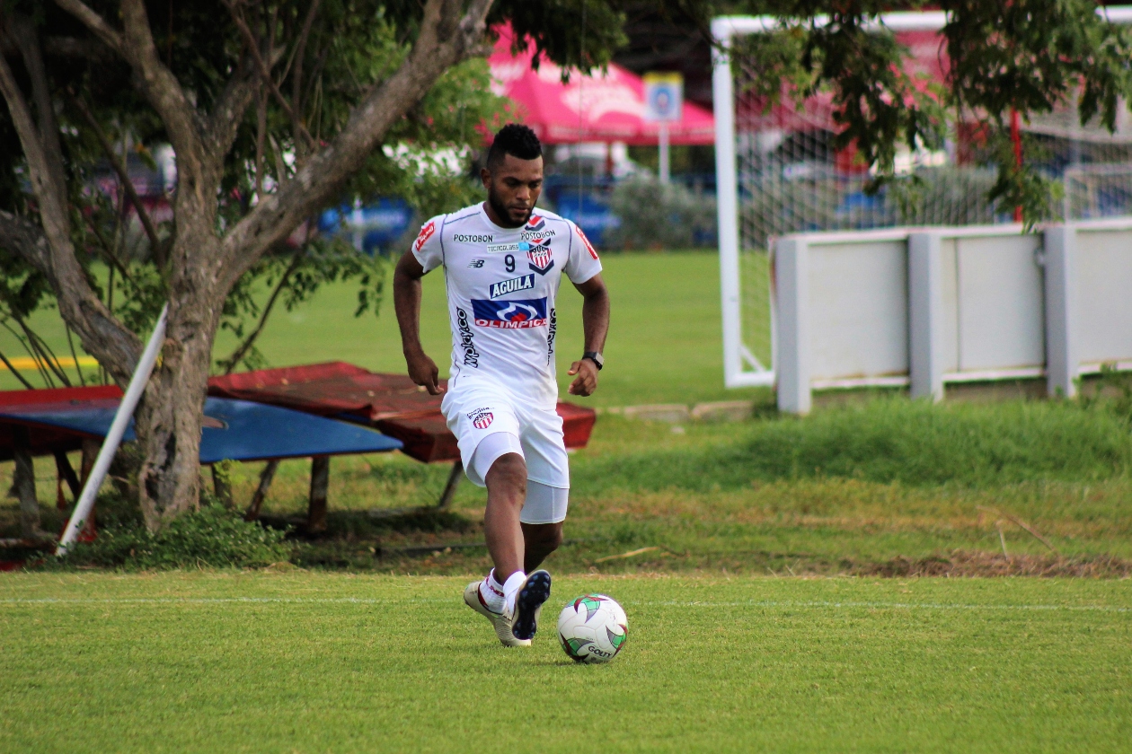 Miguel Ángel Borja, delantero del Junior de Barranquilla.