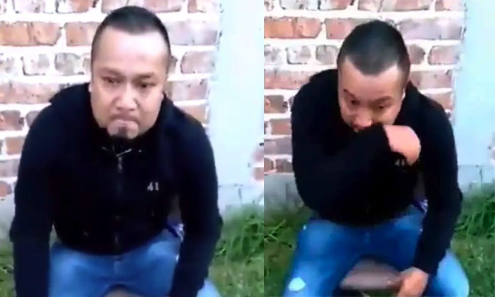 'El Marro' cuando amenazó al Gobierno Mexicano con  más violencia por la captura de su mamá.