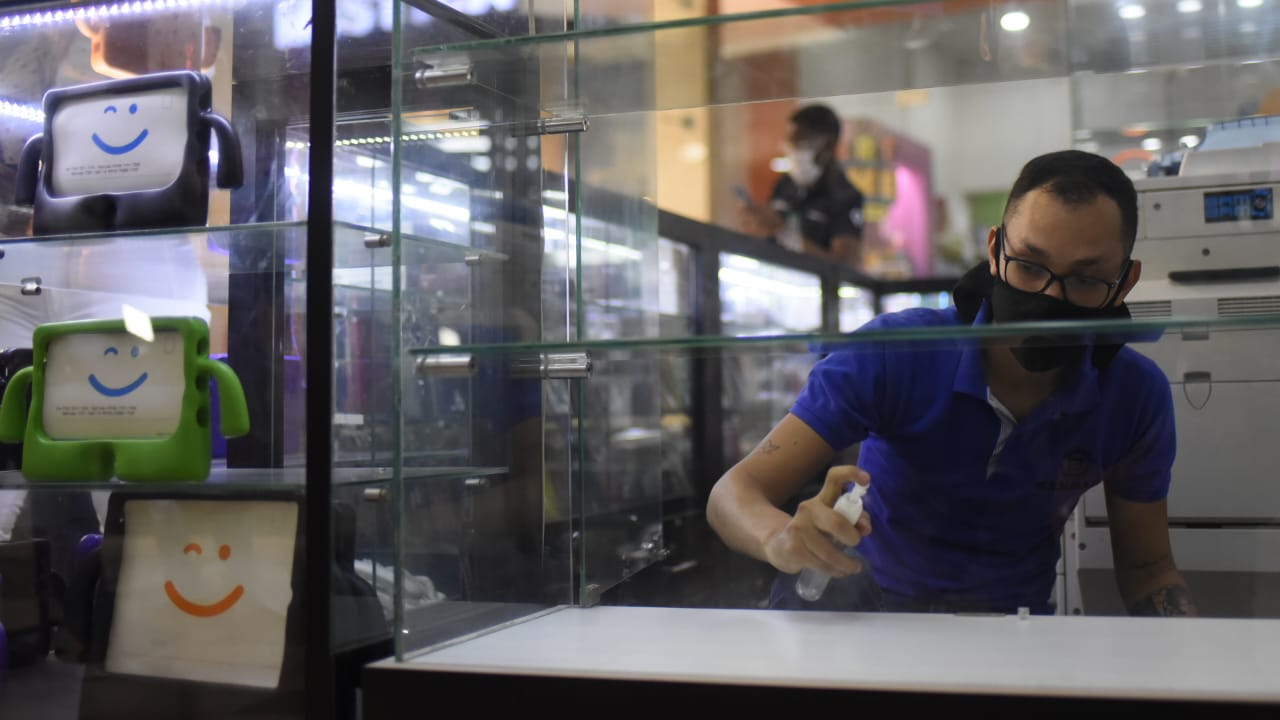 Desinfección del comercio