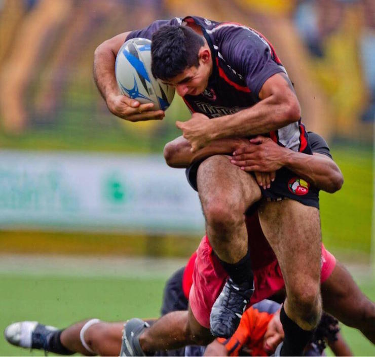 Integrantes del Morgans Rugby Club, de Apartadó, Antioquia, campeones 2018.