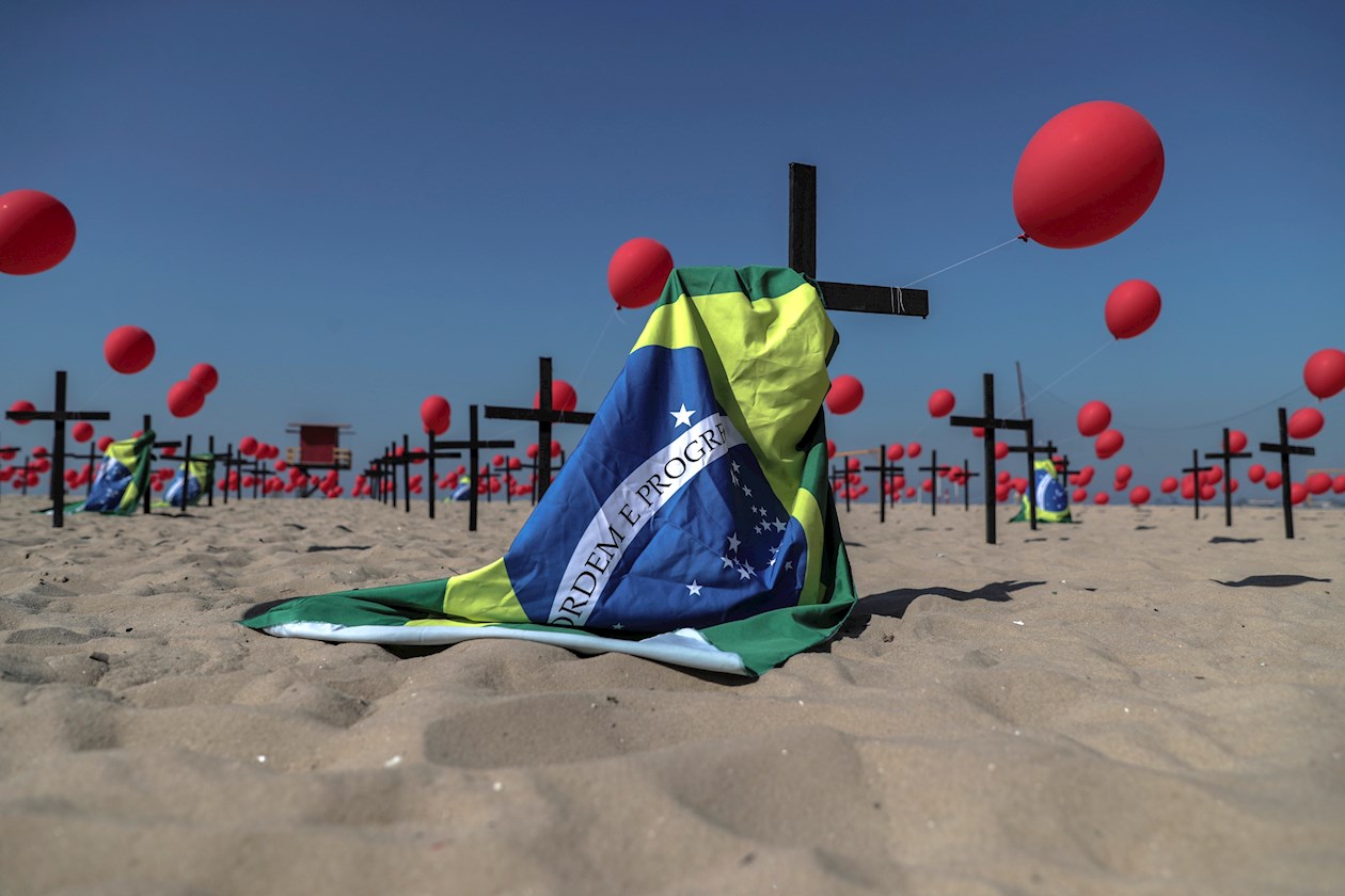 El tributo, organizado por la ONG Río de Paz, vinculada a la Organización de las Naciones Unidas (ONU).