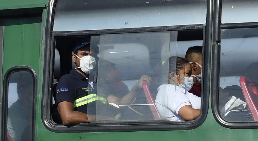 Operación del 100 por ciento del transporte público en Barranquilla.